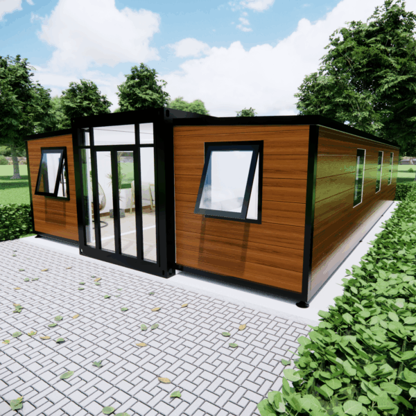 30FT Australia 2 Bedroom Luxury Predfabricated Container Homes 30ft Expandable Container House With Full Bathroom - 图片 3